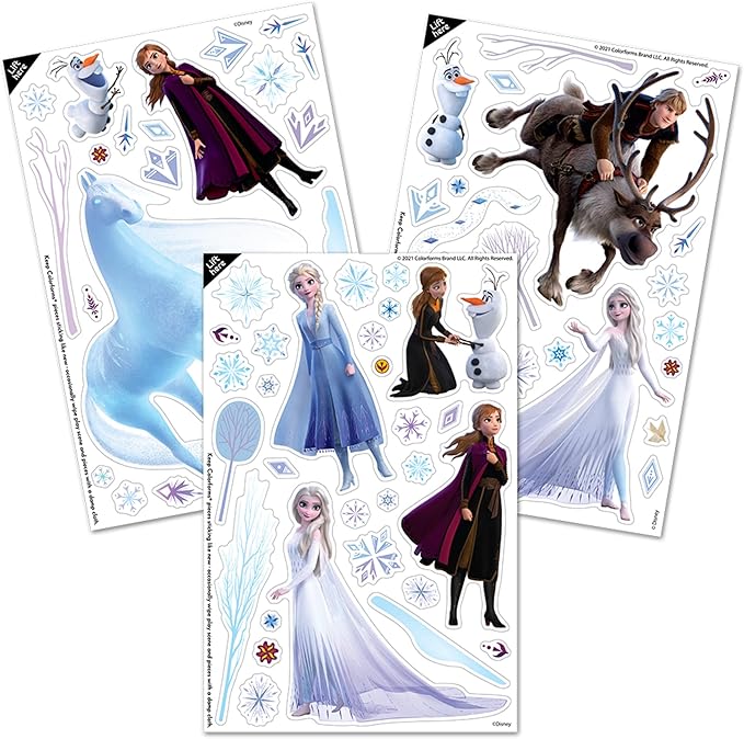 Colorforms Travel Set, Stickers for Kids – Frozen Stickers, Arts and Crafts, Reusable Sticker Book, Kids Stickers, Toddler Crafts, Stickers for Boys, Girls, Arts & Crafts, Craft Supplies, Ages 3+