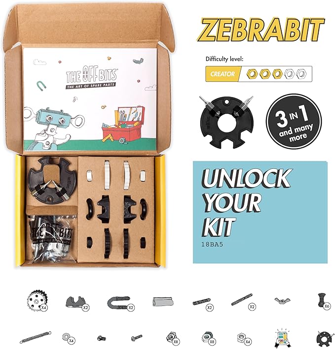 Build Your Own Animal Robot, Educational Stem Building Toys for Kids Age 6 7 8 9+ Year Old, Zebra Robot Stem Toys Engineering Kit, Construction Toys Steam Gift for Boys Girls