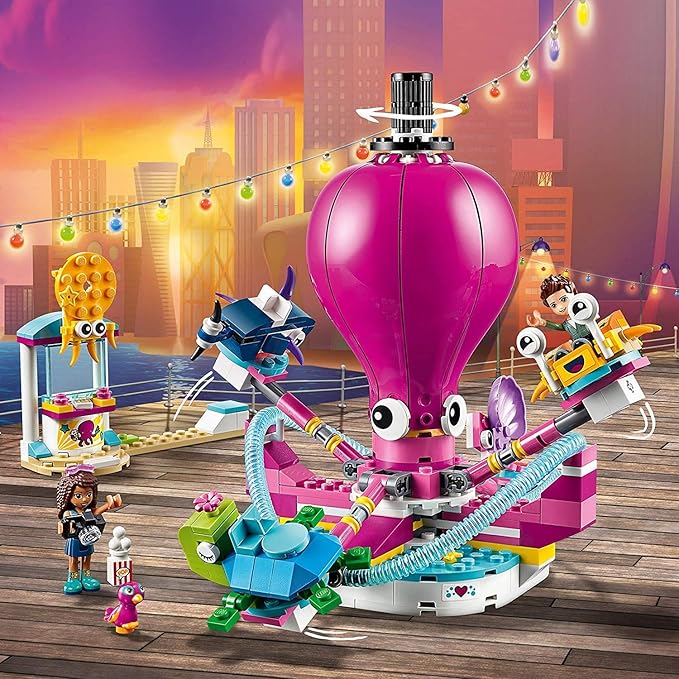 LEGO® -The Octopus Carousel Friends Building Games, 41373, Multicoloured