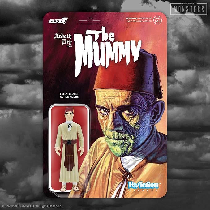 Super7 Universal Monsters Ardeth Bay from The Mummy - 3.75" Universal Monster Movies Action Figure Classic Movie Collectibles and Retro Toys