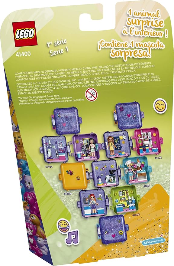 LEGO Friends Andrea’s Play Cube 41400 Building Kit, Includes a Pop Star Mini-Doll and Toy Pet, Sparks Creative Play, New 2020 (49 Pieces)