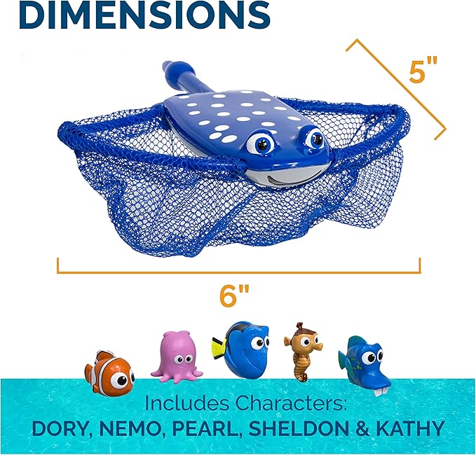 SwimWays Disney Finding Dory Mr. Ray's Dive and Catch Game, Bath Toys and Pool Party Supplies for Kids Ages 5 and Up