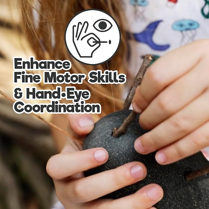 Taksa Toys Locomo Friends IV Waldorf Educational Outdoor Play Figures, Montessori Wooden Animal Toys for Kids 3 4 5 6 7+, Open-Ended Learning & Creativity, Nature Eco Toys, Gifts (Set of 5)