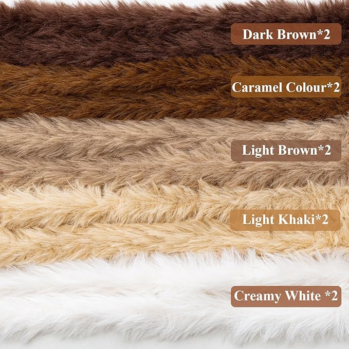 VitalCozy 10 Pcs 39.37 Inches Jumbo Fur Material Pipe Cleaners Chenille Stems Pipe Cleaner Craft Pipe Stems DIY Projects and Craft Supplies Decorations(Multicolored)