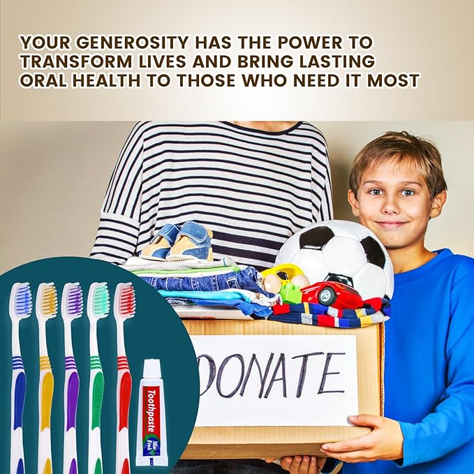 200 PCS Individually Wrapped Toothbrushes with Toothpaste Bulk, Disposable Toothbrushes Bulk, Bulk Toothpaste, Travel Toothpaste Bulk, Ergonomics Handle, Soft Bristle,Perfect for Travel,Hotel,Donation