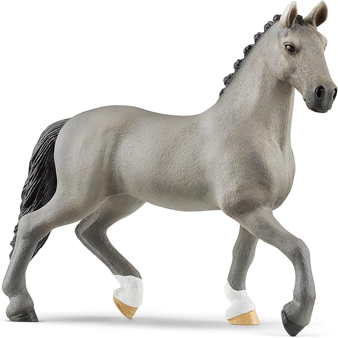 Schleich Horse Club Cheval de Selle Francais Stallion Horse Figurine - Authentic and Educational Toy Figure, Fun and Imaginative Play for Boys and Girls, Gift for Kids Ages 5+
