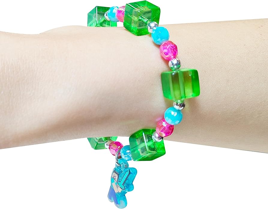 Girls Jewelry Set 3 Piece Princess Toys | Jewelry Set with Beaded Necklace for Gilrs - Toddler Bracelets and Girls Ring | Toddler Girl Toys | Kids Jewelry for Girls | Princess Dress up Ages 3+