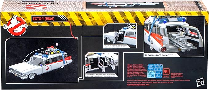 Ghostbusters Plasma Series Ecto-1 (1984), 1:18 Scale Toy Car, Toys for Ages 14+