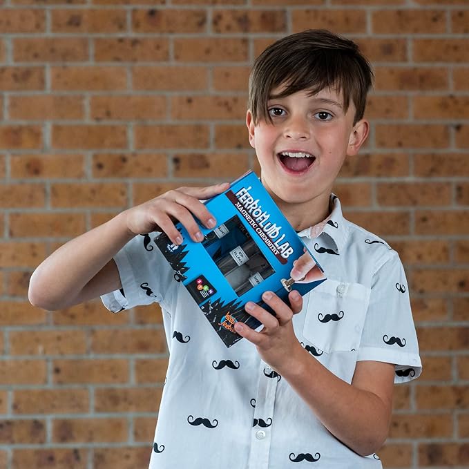 Ferrofluid Lab Magnetic Chemistry by Heebie Jeebies- 5 Experiments for Kids Ages 8+- Educational Science Project STEM Learning Unique Activities for Boys and Girls- Ideal Gift for Students