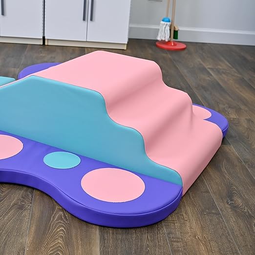 Children's Factory Nature Butterfly Climber, Toddler Indoor Playground Set, Soft Play Climbing for Toddlers, Pink Set