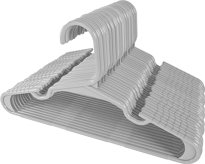 Utopia Home 60 Pack Kids Hangers - 11.5 Inch Plastic Baby Hangers for Closet - Childrens Hanger for Clothes & Infant Hanger for Closet - Ideal for Everyday Standard Use (Green)