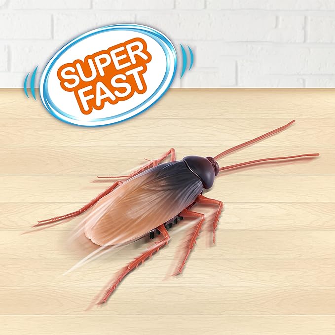 Robo Alive Scuttling Cockroach Battery-Powered Robotic Toy (2 Pack) (Custom Packaging) by ZURU