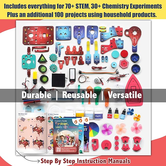 Butterfly Edufields 200+ Science Kits for Kids Age 12-14 | Gifts for 12 Year Old Boys| Circuits for Kids 8-12 | Build a Robot Kit for Kids 8-12 | Stem Kits for Kids Age 12-14 | Electronic Kit