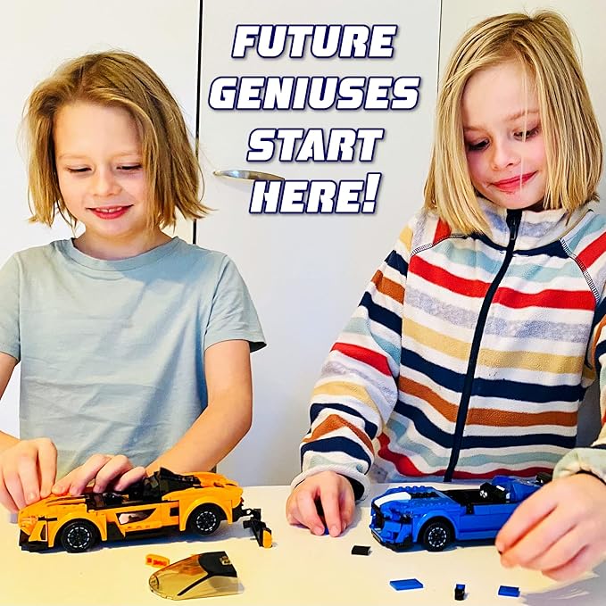 WISEPLAY STEM Remote Control Car Building Kit - STEAM Projects for Kids Ages 6-8 - Compatible with Legos for 7-9 Year Boys & Girls - STEM Building Toy for 7 Year Old Boys & Girls
