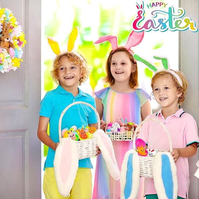 318 pcs Easter Eggs Filled Easter Egg Fillers 100 pack Easter Eggs Bulk wtih 218 Toys inside Small Toys for Easter Eggs Easter Basket Stuffers Easter Egg Hunt Party Favors for Kids Toddlers Boys Girls