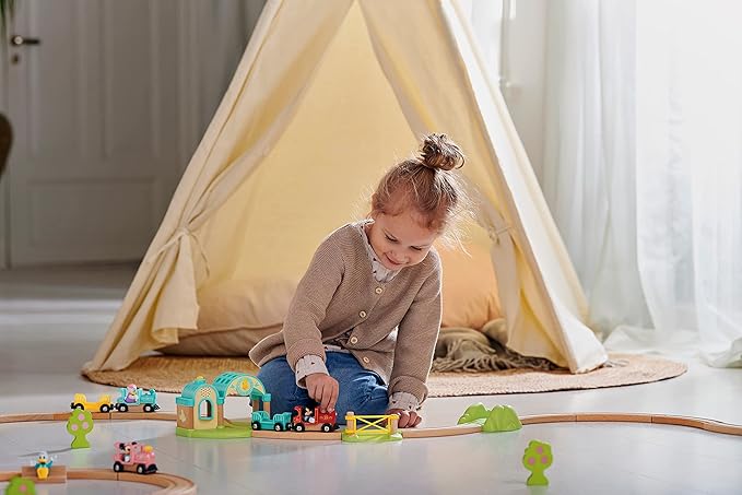 BRIO Disney Mickey Mouse & Engine Train Set - Perfect Toy for Kids Age 3 Years and Up | Multicolor | Compatible with All BRIO Railway Toys | Develops Important Skills | Child Safe