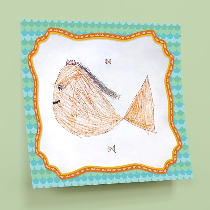 Knock Knock Kids Instant Masterpiece! Pet Portraits Sticky Art Pad: Fancy-Framed Art Pad for Kids (40 Adhesive Sheets, 10 Each of 4 Styles), 10 x 8-Inches