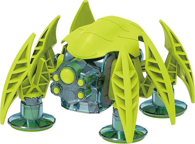 Thames & Kosmos Gravity Bugs Free-Climbing MicroBot | Build a Robotic Wall-Crawling Bug | Explore STEM Lessons in Air Pressure, Suction | Hands-on Physics & Engineering Construction Kit, Blue
