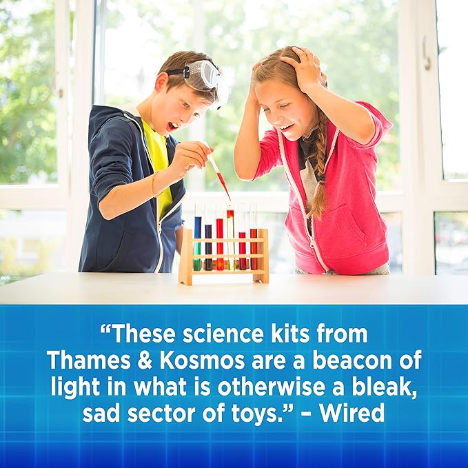 Thames & Kosmos Chem C2000 (V 2.0) Chemistry Set | Science Kit with 250 Experiments and 128 Page Lab Manual, Student Laboratory Quality Instruments & Chemicals | Parents' Choice Silver Award Winner