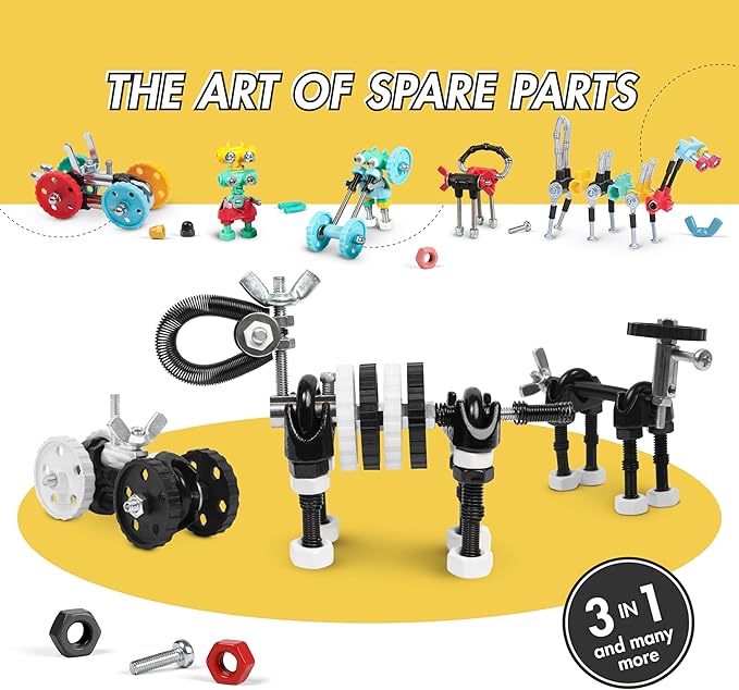 Build Your Own Animal Robot, Educational Stem Building Toys for Kids Age 6 7 8 9+ Year Old, Zebra Robot Stem Toys Engineering Kit, Construction Toys Steam Gift for Boys Girls