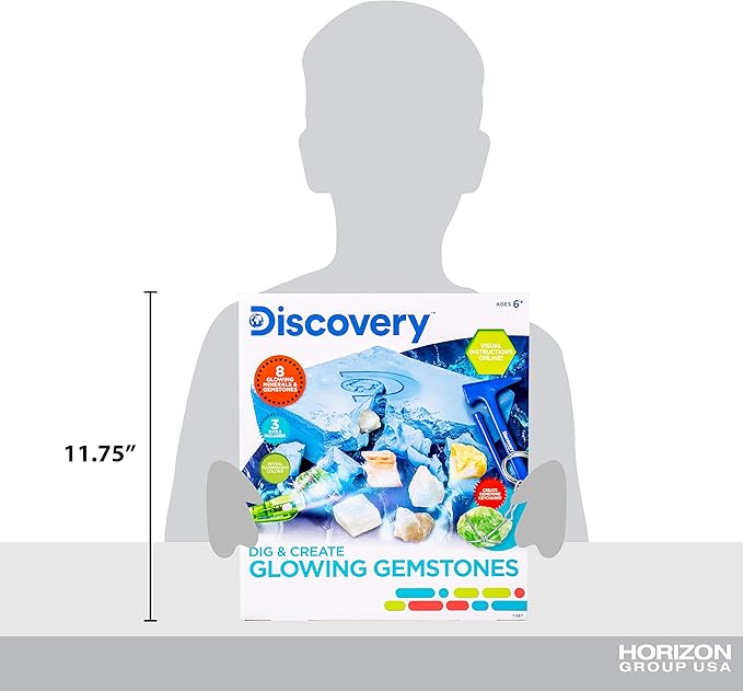 Discovery Crystal Growing Aquarium, at-Home STEM Kits for Kids Age 12 and Up, Crystal Kits for Young Scientists, DIY Crystals, Kids Sleepover Activities