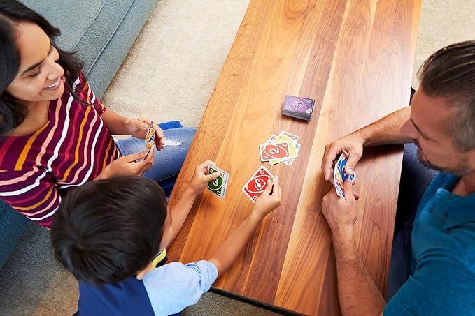 Mattel Games UNO Flip! Card Game for Kids, Adults & Family Night with Double-Sided Cards in Collectible Storage Tin (Amazon Exclusive)