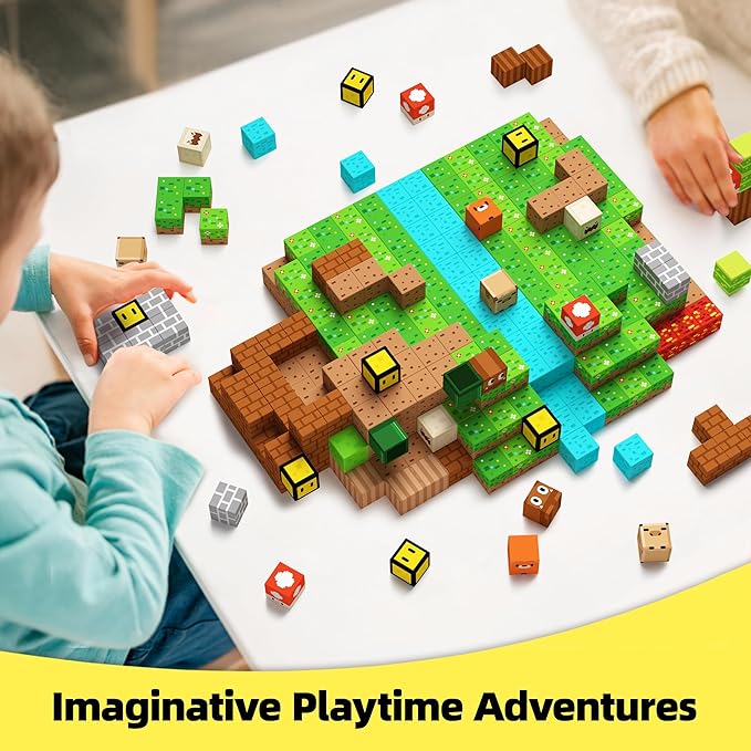 GobiDex Magnetic Blocks Kids Building Toys for Boys Girls 3+, Game-Based Build MagWonder with Magnet Construction Toys, Upgraded STEM Sensory Gift for Birthday Easter