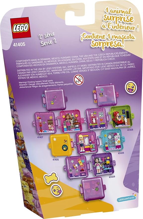 LEGO Friends Andrea’s Shopping Play Cube 41405 Building Kit, Includes a Mini-Doll and Toy Pet, Promotes Creative Play, New 2020 (40 Pieces)