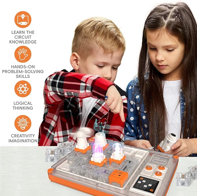 Science Kits for Kids,Electronic Toy with 500+ Circuits Projects | STEM Kit for Boys & Girls Age 6+ | Perfect Educational Gifts for Kids