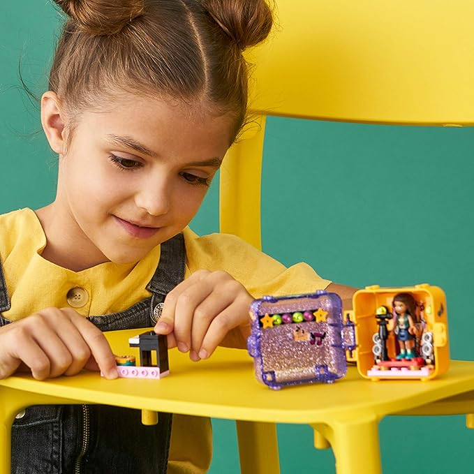 LEGO Friends Andrea’s Play Cube 41400 Building Kit, Includes a Pop Star Mini-Doll and Toy Pet, Sparks Creative Play, New 2020 (49 Pieces)
