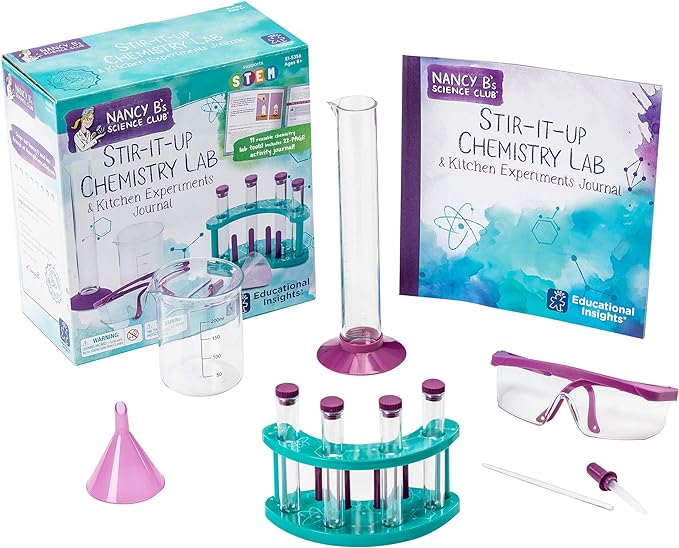 Educational Insights Nancy B's Science Club Stir-It-Up Chemistry Lab & Kitchen Experiments Journal