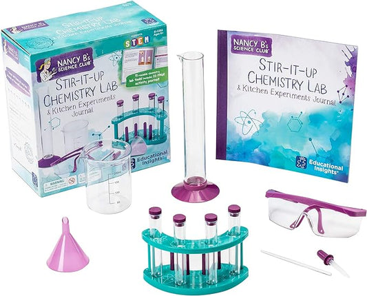 Educational Insights Nancy B's Science Club Stir-It-Up Chemistry Lab & Kitchen Experiments Journal