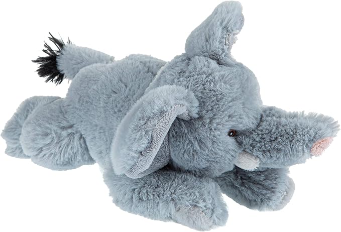 Wild Republic EcoKins Mini African Elephant Stuffed Animal 8 inch, Eco Friendly Gifts for Kids, Plush Toy, Handcrafted Using 7 Recycled Plastic Water Bottles