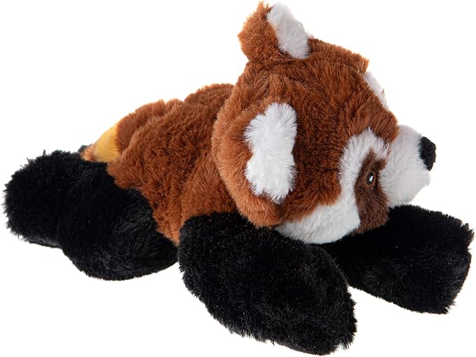 Wild Republic EcoKins Mini Red Panda Stuffed Animal 8 inch, Eco Friendly Gifts for Kids, Plush Toy, Handcrafted Using 7 Recycled Plastic Water Bottles (24789)