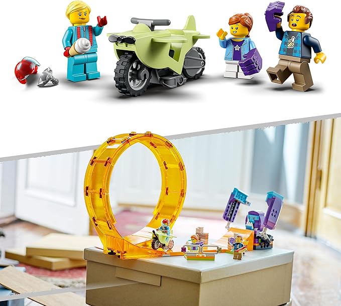 Lego City Stuntz Smashing Chimpanzee Stunt Loop 60338 Building Toy Set for Boys, Girls, and Kids Ages 7+ (226 Pieces)