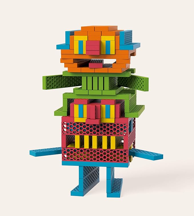 Tegu 200 Piece Perfect Blocks Building Set, Multicolor (Amazon Exclusive)