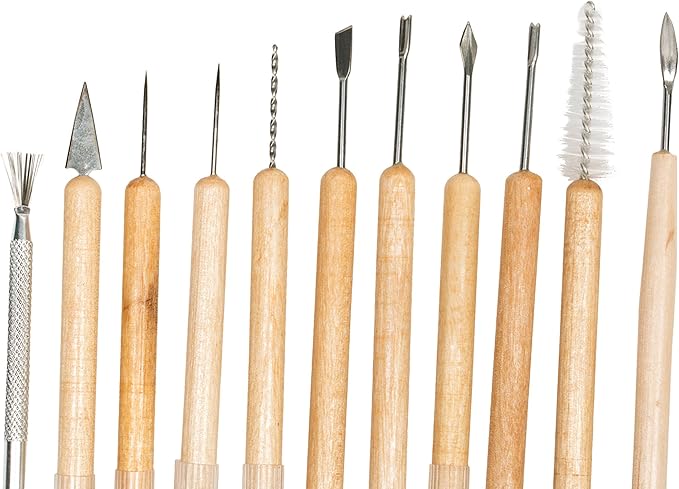 Pumpkin Carving Kit (21 Tool Set) w 11 Double Sided Pieces - Halloween Professional Sculpting, Cutting and Carving Knife Supplies for Fall Jack-O-Lanterns, Pumpkins, Decorations for Kids and Adults