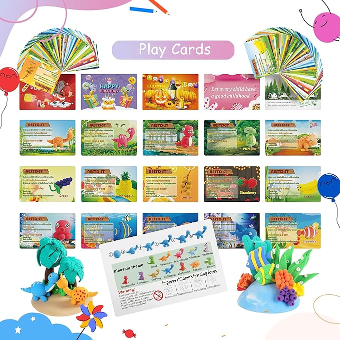 Air Dry Clay 50 Colors, Modeling Clay for Kids, DIY Model Magic Clay, Molding Clay Kit with Sculpting Tools, Non-Sticky Soft and Super Light, Arts and Crafts Gift for Boys Girls Kids.