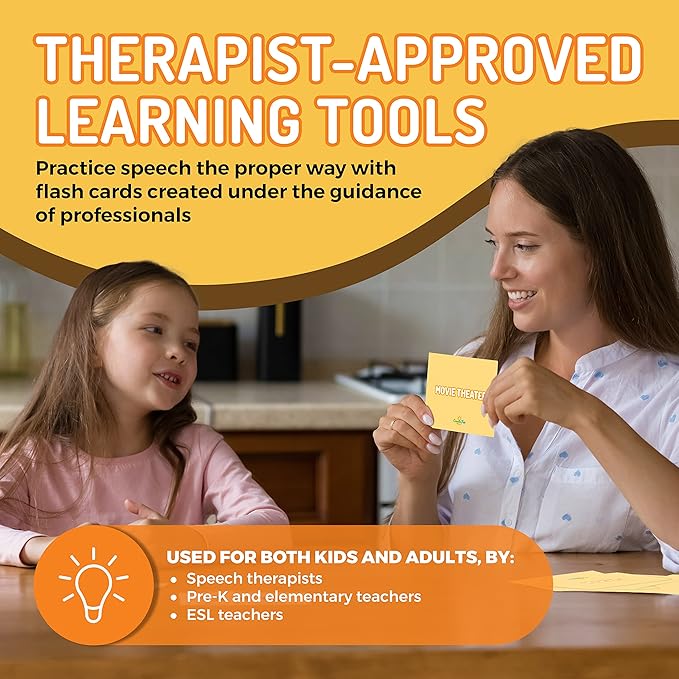 50 Noun Flash Cards, Fun Vocabulary Builder Educational Learning Photo Cards for Kids, Homeschool, Adults, Seniors, Speech Therapy, ESL, Autism, Dementia, Aphasia, SLP, ABA, and Occupational Therapy