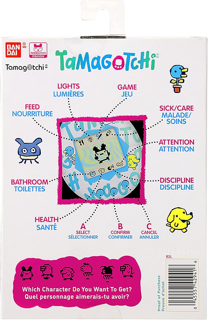 Tamagotchi Original - Pink Glitter (Updated Logo)