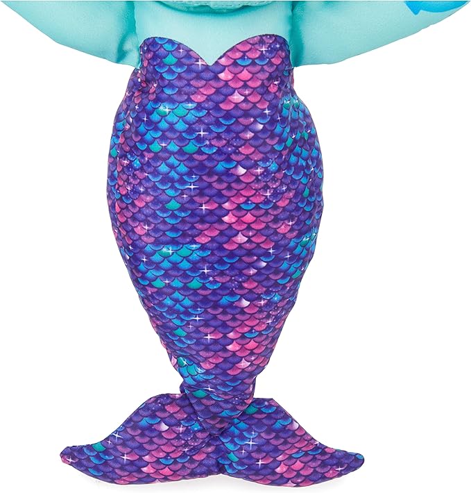 SwimWays Gabby’s Dollhouse Mercat Swim Huggable, Gabby’s Dollhouse Toys, Bath Toys & Beach Toys, Floating Water Stuffed Animal for Kids Aged 1 & Up