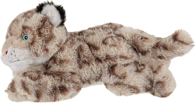 Wild Republic EcoKins Mini Snow Leopard Stuffed Animal 8 inch, Eco Friendly Gifts for Kids, Plush Toy, Handcrafted Using 7 Recycled Plastic Water Bottles (24795)