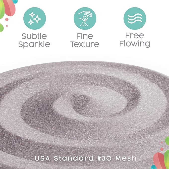 Sandsational Sparkle Lilac Unity Sand -1.5 LB (22 oz), Light Colored Sand for Weddings, Vase Filler, Home Décor, Craft Sand, Aquarium Sand, and More