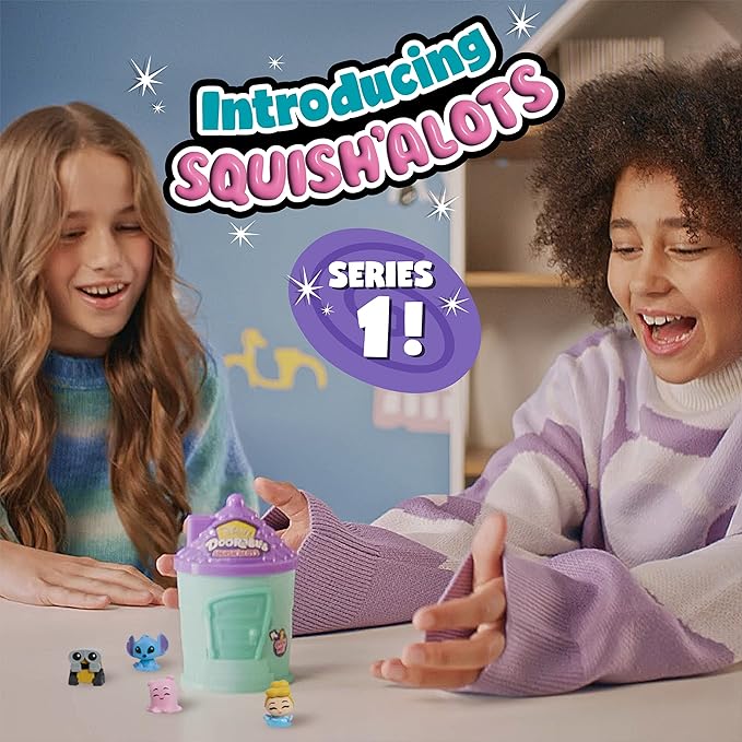 Disney Doorables Squish’Alots Series 1, Collectible Blind Bag Figures in Capsule, Kids Toys for Ages 5 Up by Just Play