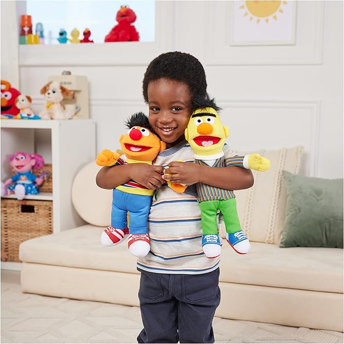 GUND Sesame Street Official Ernie Muppet Plush, Premium Plush Toy for Ages 1 & Up, Orange, 13.5”