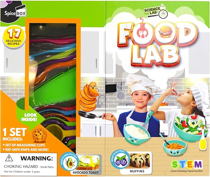 SpiceBox Science Lab Food Lab Kit: Explore The Science of Delicious Cuisine