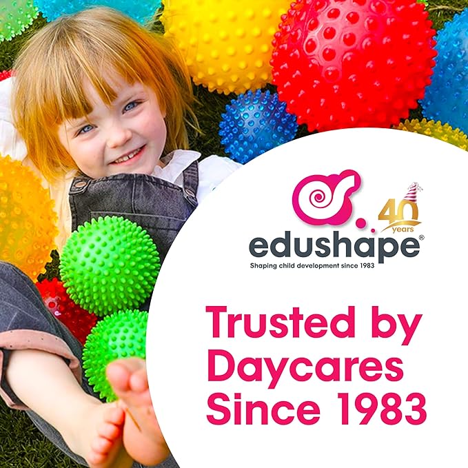 Edushape Cardboard Baby Blocks for Toddlers, 36 Pieces - Edu-Blocks Durable Multi-Colored Toddler Blocks for Building & Learning - Stacking Blocks Building Blocks for Daycares and Preschools