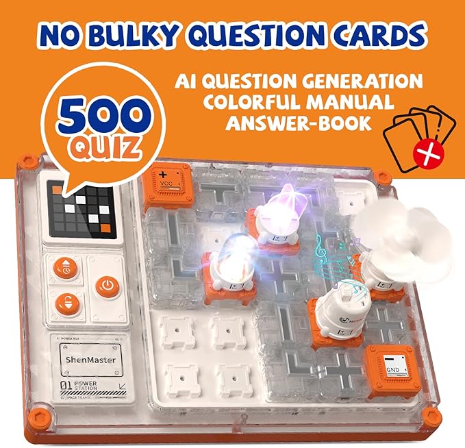 Science Kits for Kids,Electronic Toy with 500+ Circuits Projects | STEM Kit for Boys & Girls Age 6+ | Perfect Educational Gifts for Kids