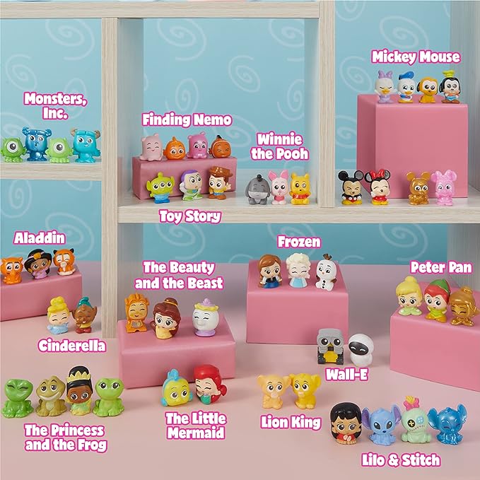 Disney Doorables Squish’Alots Series 1, Collectible Blind Bag Figures in Capsule, Kids Toys for Ages 5 Up by Just Play