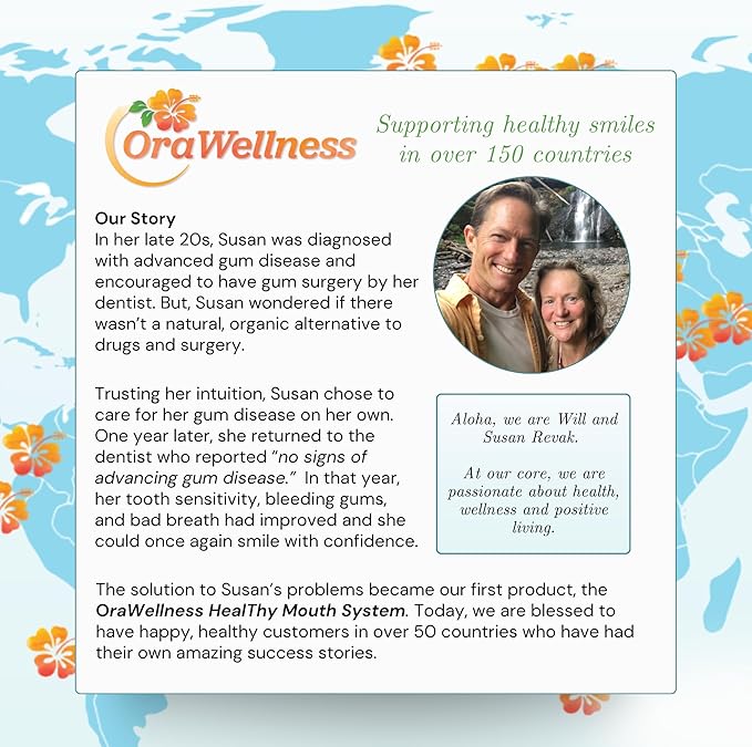 OraWellness Healthy Mouth Blend Organic Toothpaste & Mouthwash Alternative Tooth Oil, Natural Mouth Rinse for Healthy Teeth & Gums for Women, Men and Kids, Pack of 1